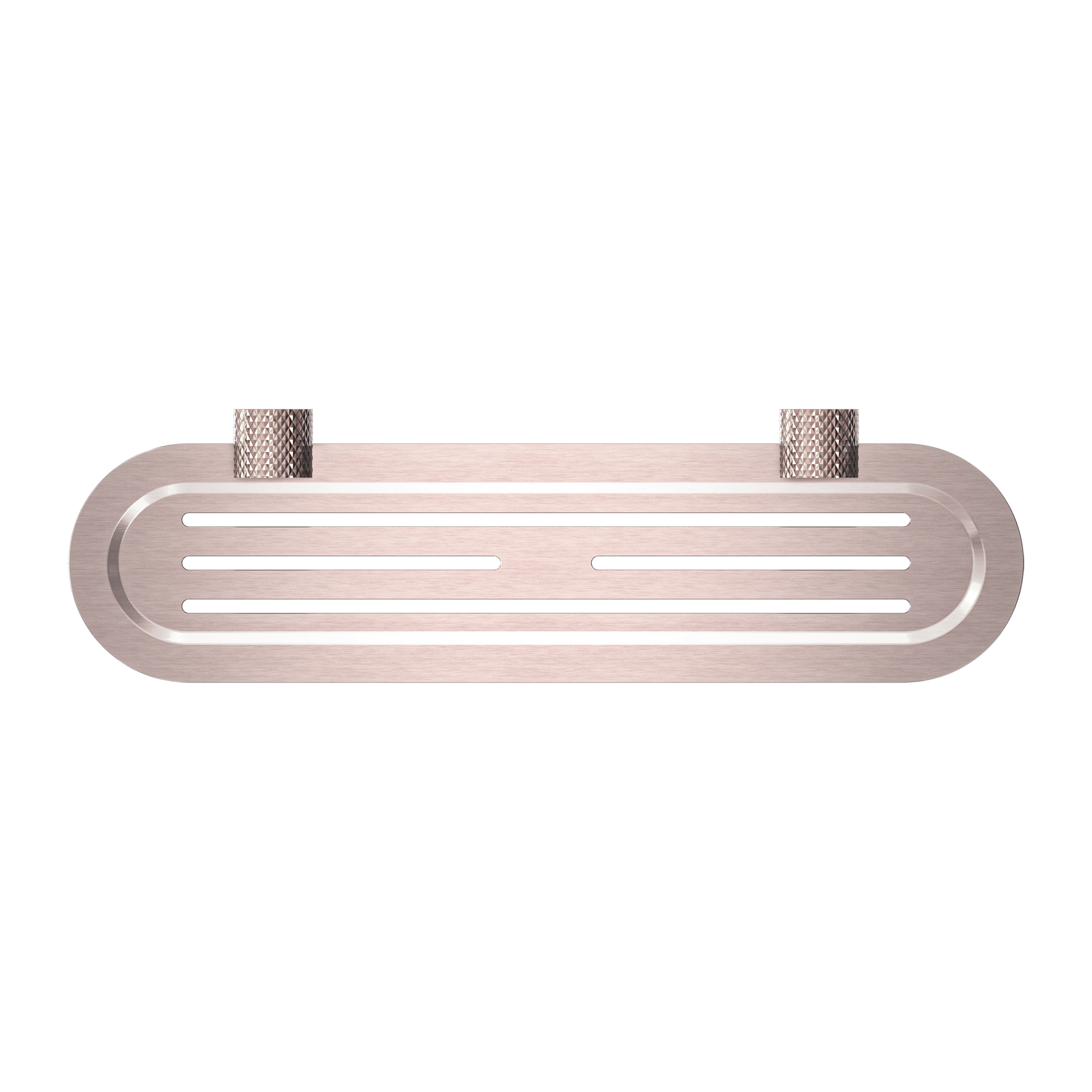 NERO OPAL METAL SHOWER SHELF 420MM BRUSHED BRONZE