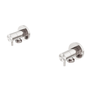 NERO WASHING MACHINE TAP SET BRUSHED NICKEL