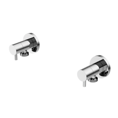 NERO WASHING MACHINE TAP SET CHROME