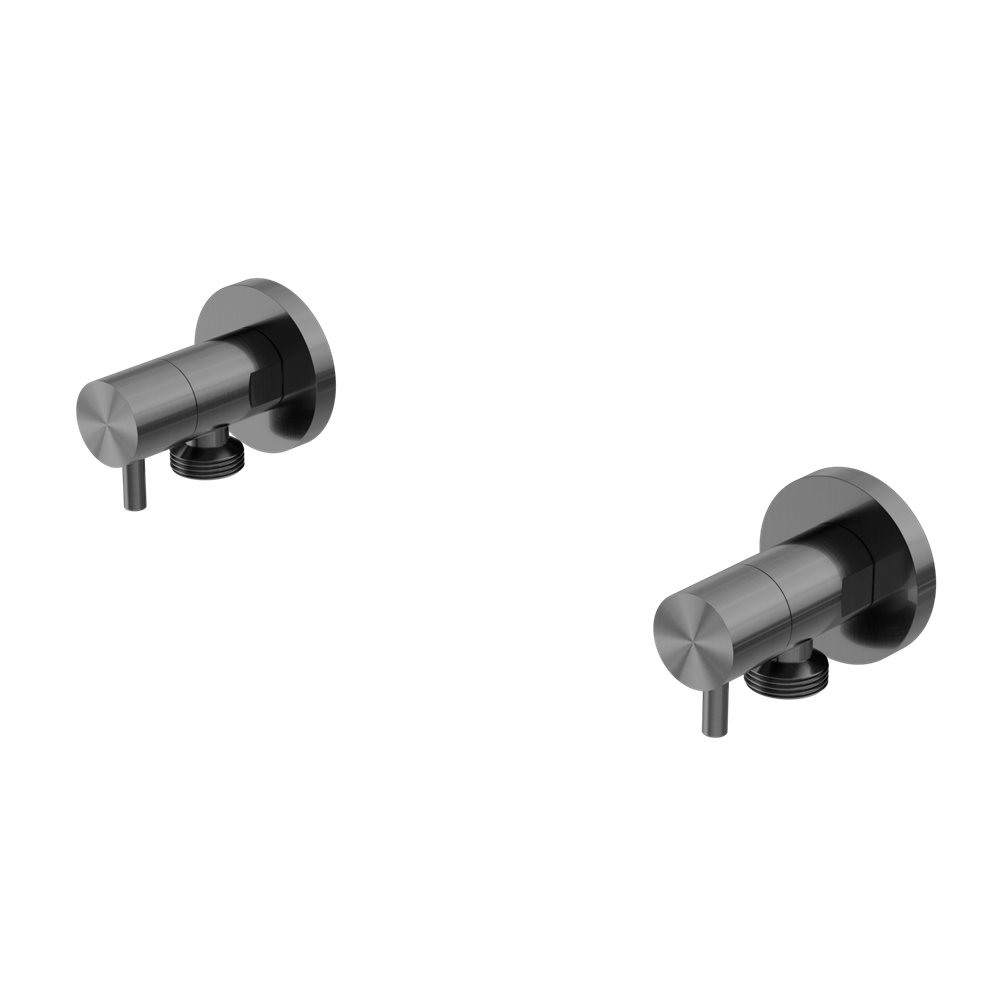 NERO WASHING MACHINE TAP SET GUN METAL