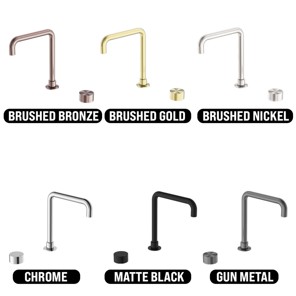 NERO KARA PROGRESSIVE TALL BASIN SET 270MM BRUSHED GOLD
