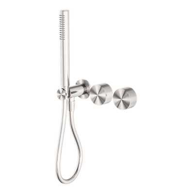 NERO KARA PROGRESSIVE SHOWER SYSTEM SEPARATE PLATE 238MM BRUSHED NICKEL