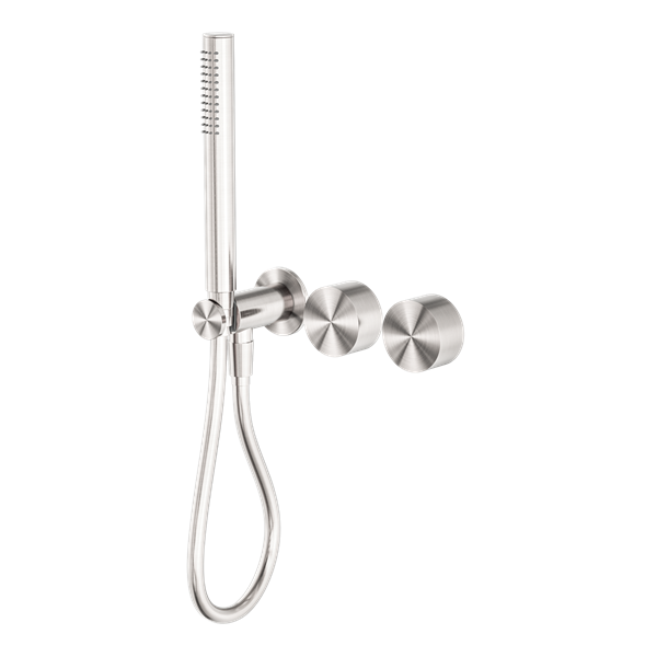 NERO KARA PROGRESSIVE SHOWER SYSTEM SEPARATE PLATE 238MM BRUSHED NICKEL