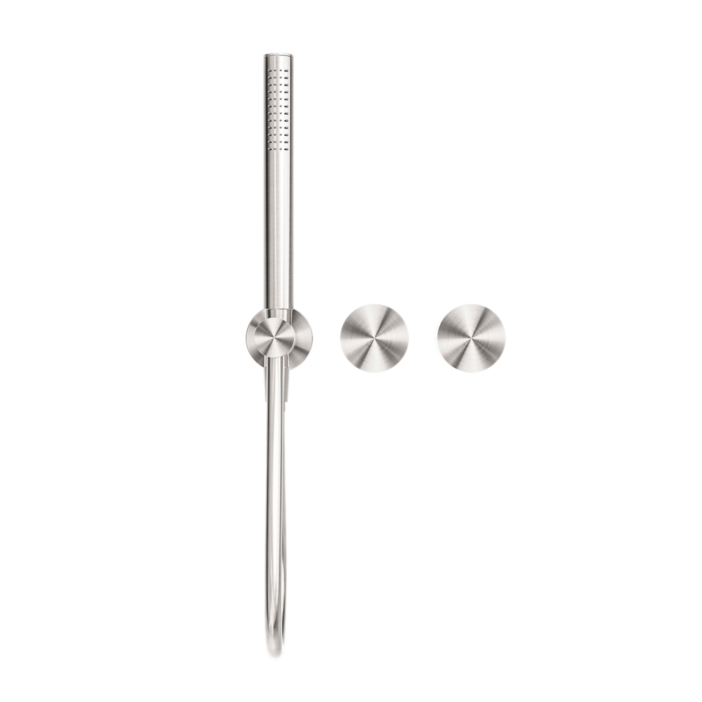 NERO KARA PROGRESSIVE SHOWER SYSTEM SEPARATE PLATE 238MM BRUSHED NICKEL