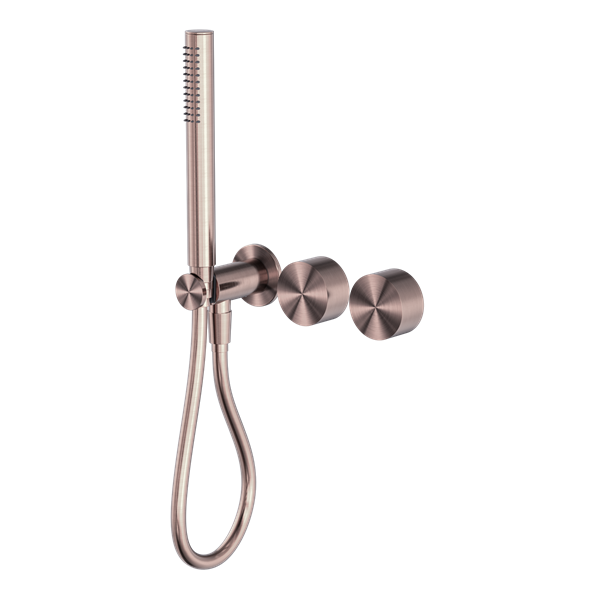 NERO KARA PROGRESSIVE SHOWER SYSTEM SEPARATE PLATE 238MM BRUSHED BRONZE