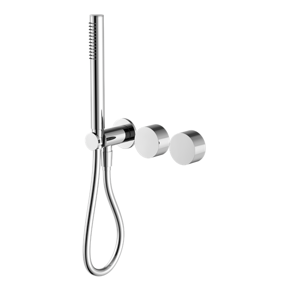 NERO KARA PROGRESSIVE SHOWER SYSTEM SEPARATE PLATE 238MM CHROME