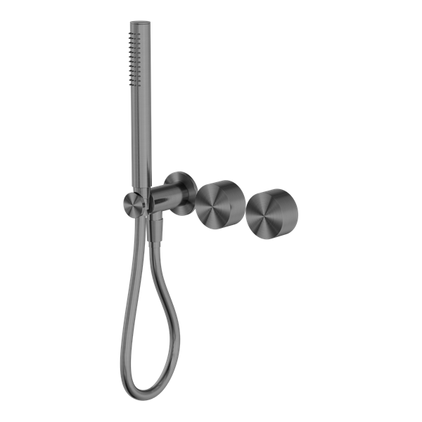 NERO KARA PROGRESSIVE SHOWER SYSTEM SEPARATE PLATE 238MM GUN METAL