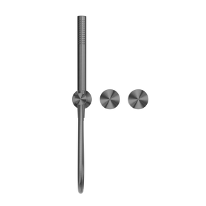 NERO KARA PROGRESSIVE SHOWER SYSTEM SEPARATE PLATE 238MM GUN METAL