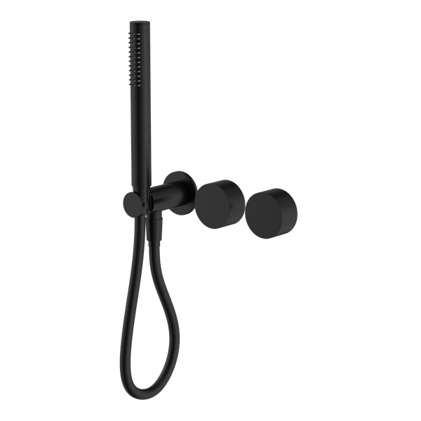 NERO KARA PROGRESSIVE SHOWER SYSTEM SEPARATE PLATE 238MM MATTE BLACK