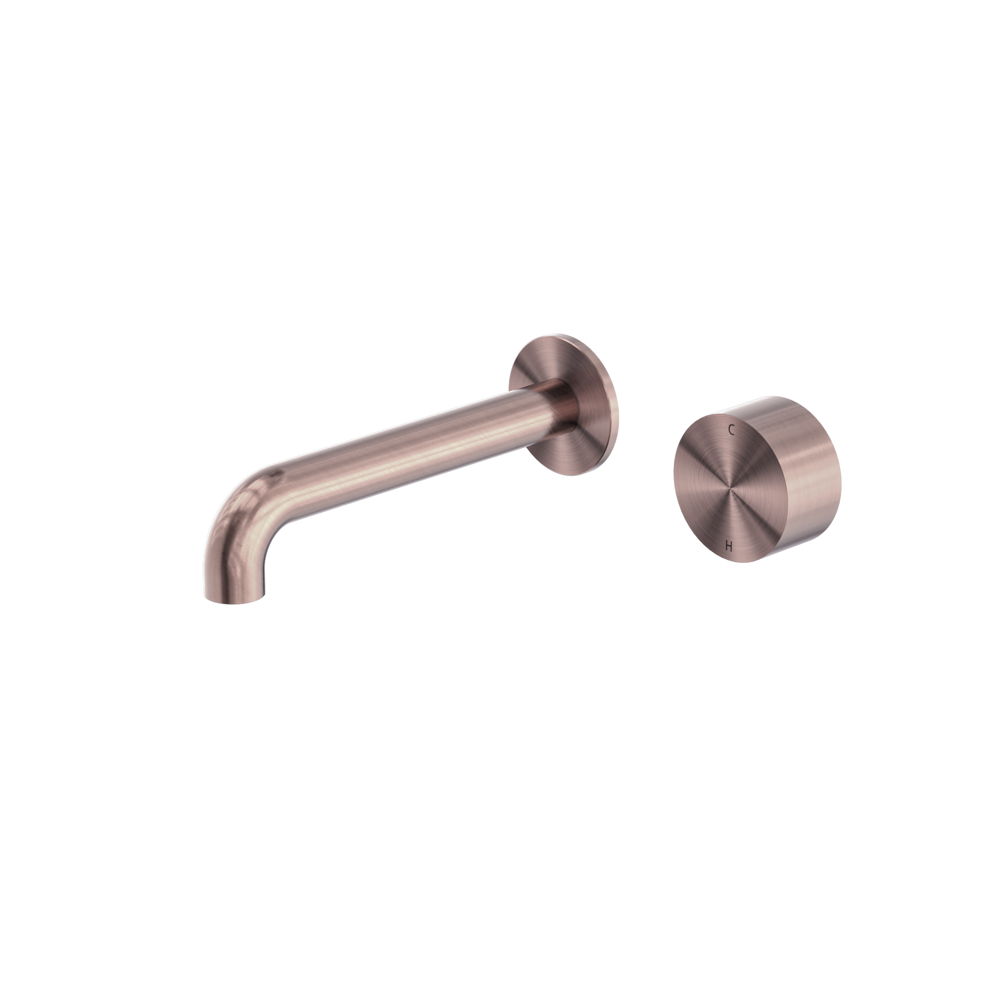 NERO KARA PROGRESSIVE WALL BASIN/ BATH SET BRUSHED BRONZE (AVAILABLE IN 120MM, 160MM, 185MM, 230MM AND 260MM)