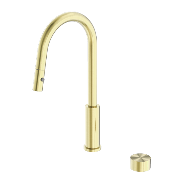 NERO KARA PROGRESSIVE PULL OUT KITCHEN SET 432MM BRUSHED GOLD