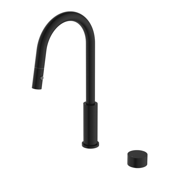 NERO KARA PROGRESSIVE PULL OUT KITCHEN SET 432MM MATTE BLACK