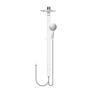 NERO ASTRA RAIN ROUND TWIN SHOWER WITH DOUBLE HOSE 869MM CHROME