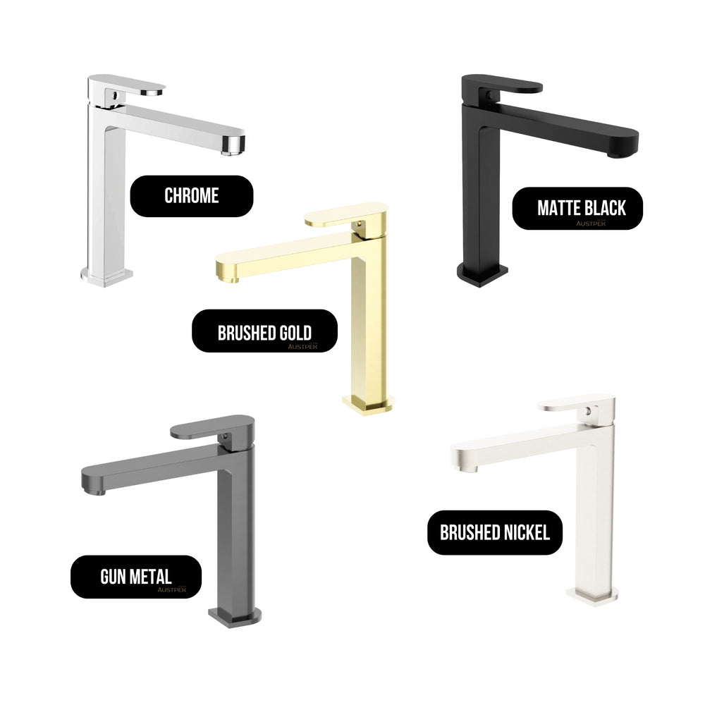 NERO ECCO TALL BASIN MIXER 231MM CHROME