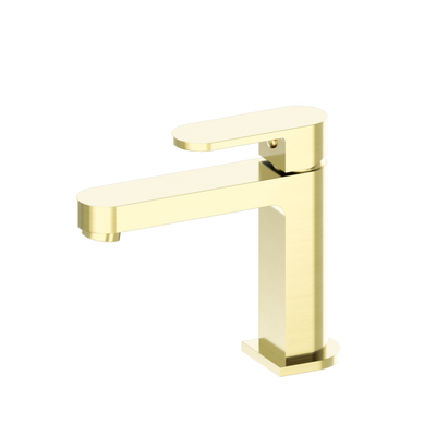 NERO ECCO BASIN MIXER 154MM BRUSHED GOLD