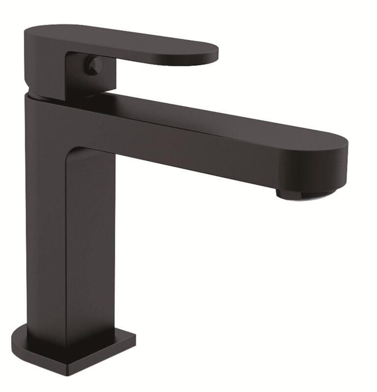 NERO ECCO BASIN MIXER 154MM MATTE BLACK