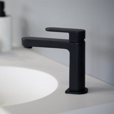 NERO ECCO BASIN MIXER 154MM MATTE BLACK