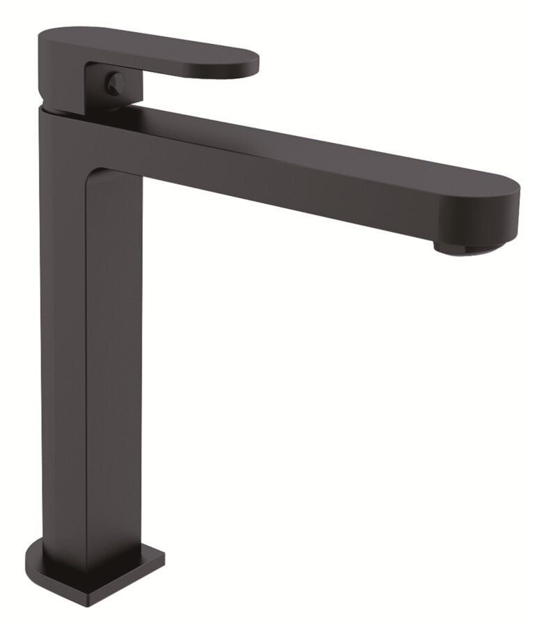 NERO ECCO TALL BASIN MIXER 231MM MATTE BLACK