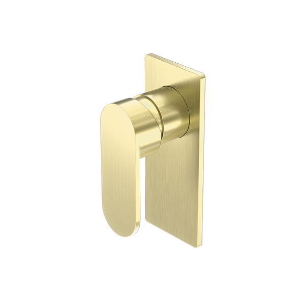 NERO ECCO SHOWER MIXER 150MM BRUSHED GOLD