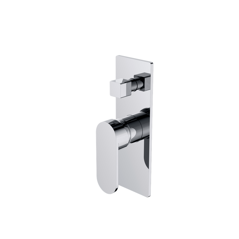 NERO ECCO SHOWER MIXER WITH DIVERTOR 210MM CHROME