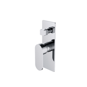 NERO ECCO SHOWER MIXER WITH DIVERTER 210MM CHROME