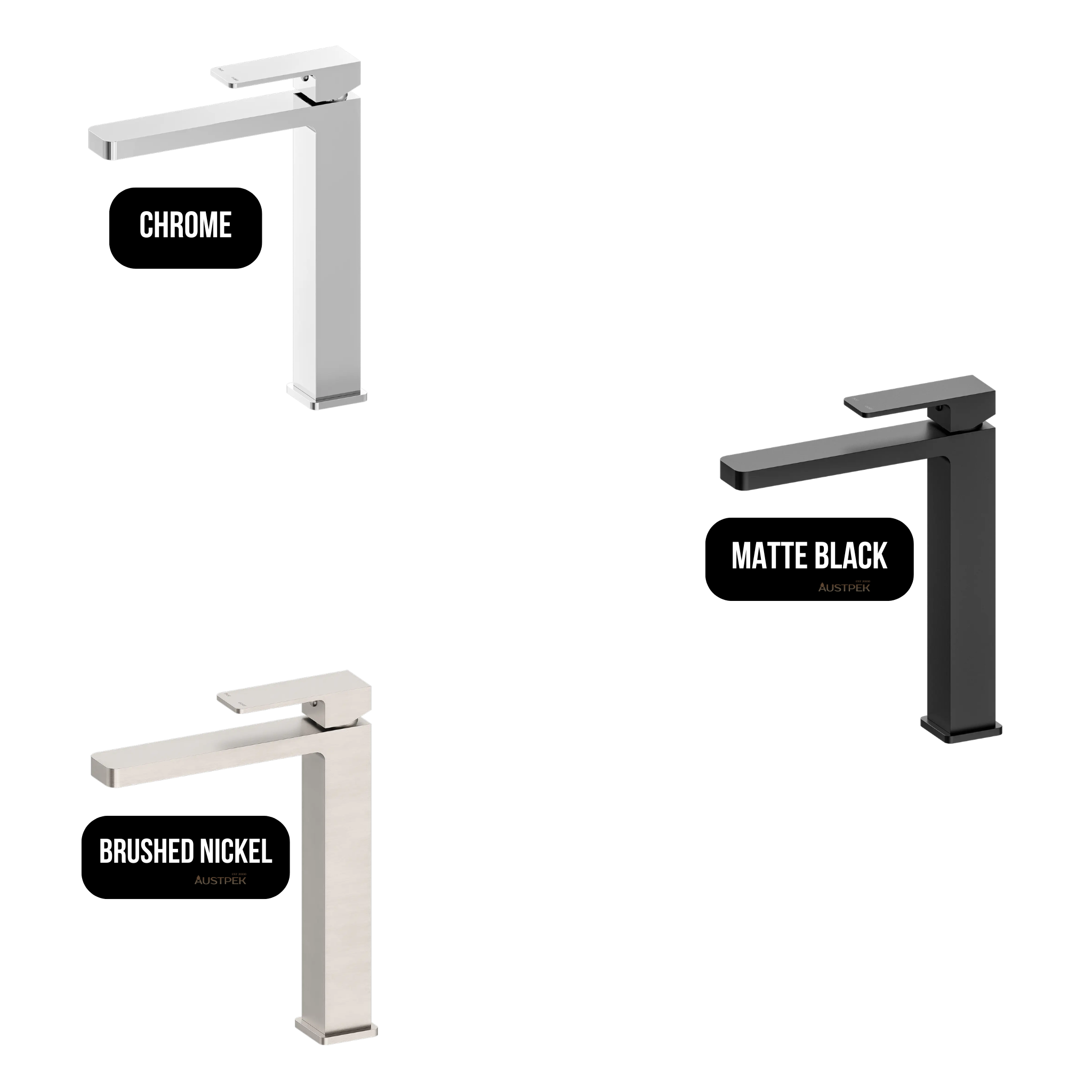 NERO CELIA TALL BASIN MIXER 274MM CHROME