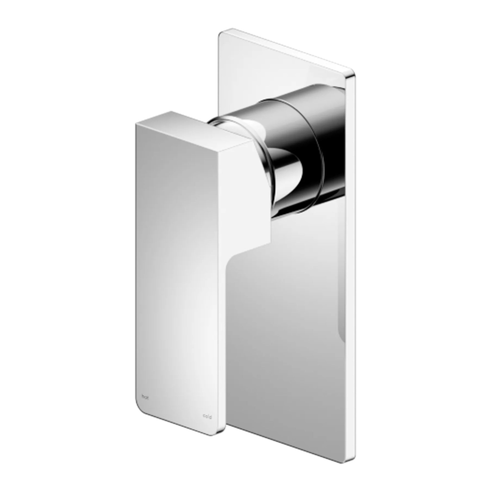 NERO CELIA SHOWER MIXER RECTANGULAR BACKPLATE 150MM CHROME