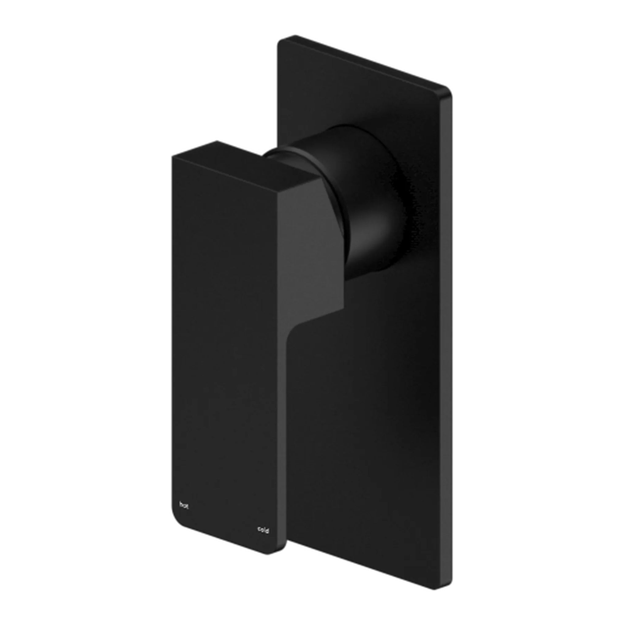 NERO CELIA SHOWER MIXER RECTANGULAR BACKPLATE 150MM MATTE BLACK
