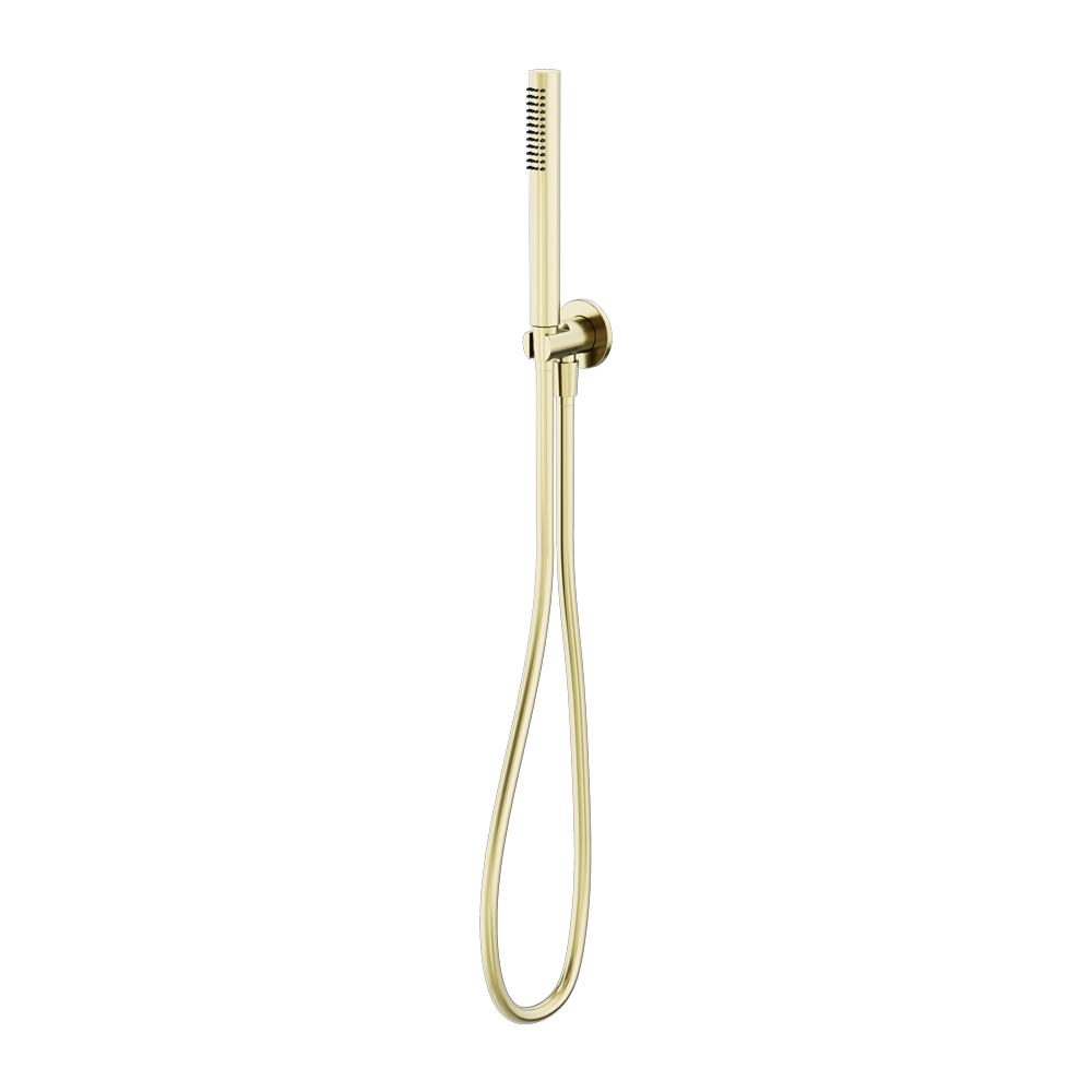 NERO SLIM SHOWER ON BRACKET BRUSHED GOLD
