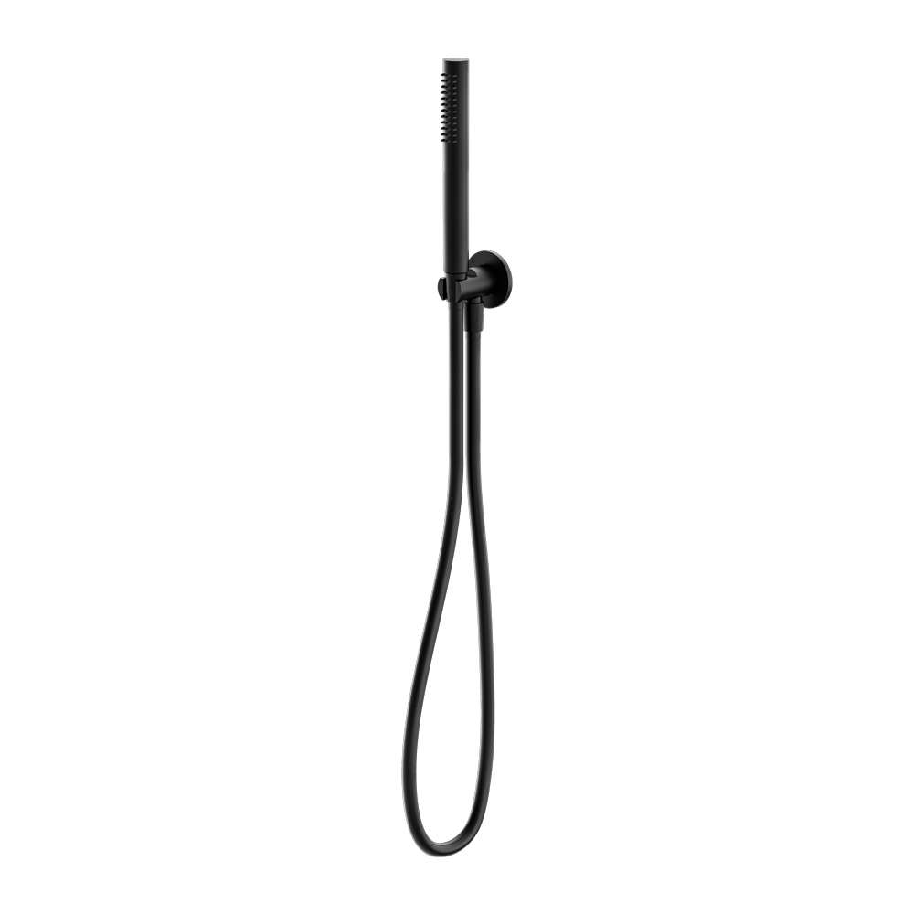 NERO SLIM SHOWER ON BRACKET MATTE BLACK