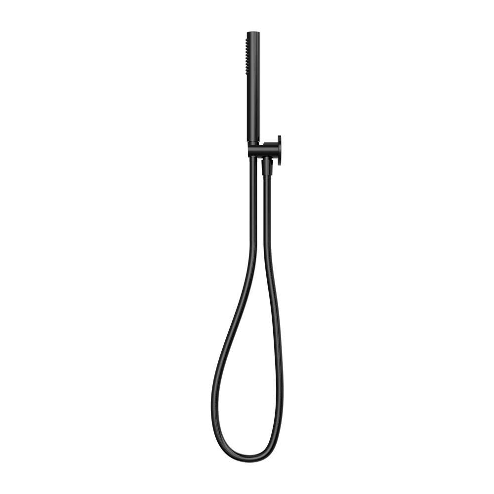 NERO SLIM SHOWER ON BRACKET MATTE BLACK