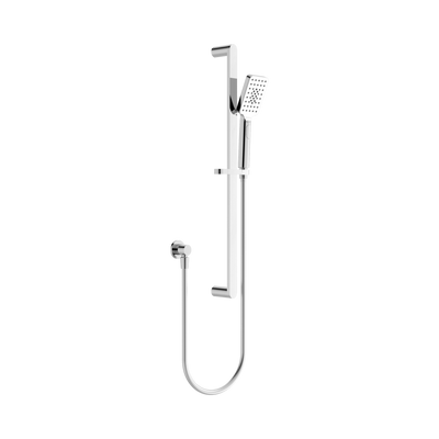 NERO BIANCA SHOWER RAIL 700MM BRUSHED NICKEL