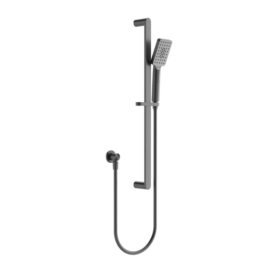 NERO BIANCA SHOWER RAIL 700MM GUN METAL