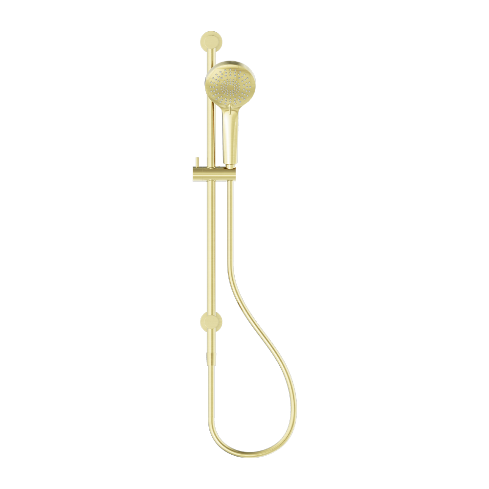 NERO 3 FUNCTION SHOWER RAIL BRUSHED GOLD