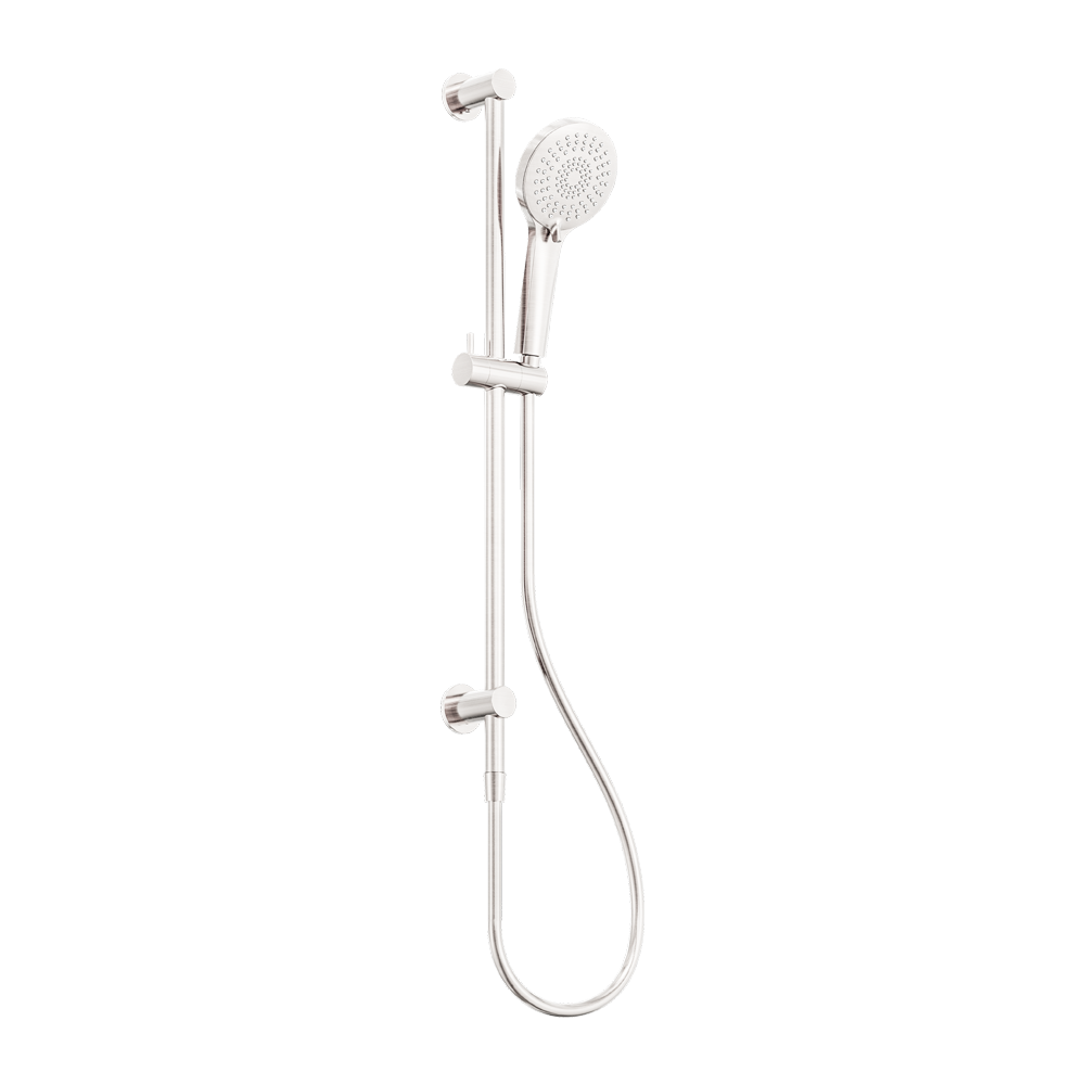 NERO 3 FUNCTION SHOWER RAIL BRUSHED NICKEL