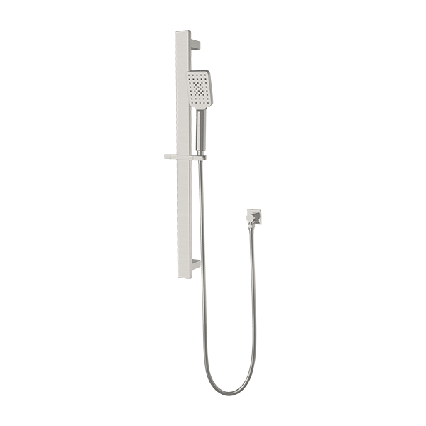 NERO CELIA NEW SHOWER RAIL 810MM BRUSHED NICKEL