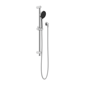 NERO ROUND METAL PROJECT SHOWER RAIL 692MM CHROME
