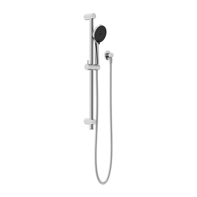 NERO ROUND METAL PROJECT SHOWER RAIL 692MM CHROME