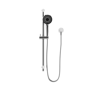 NERO ROUND METAL PROJECT SHOWER RAIL 692MM CHROME