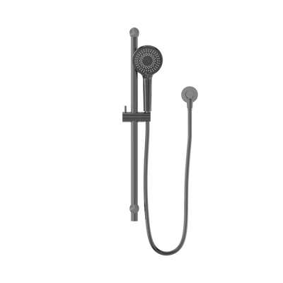 NERO ROUND METAL PROJECT SHOWER RAIL 692MM GUN METAL