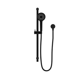 NERO ROUND METAL PROJECT SHOWER RAIL 692MM MATTE BLACK