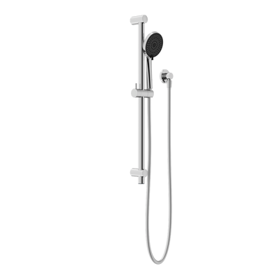 NERO ROUND METAL PROJECT SHOWER RAIL 692MM CHROME