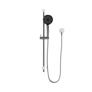 NERO ROUND METAL PROJECT SHOWER RAIL 692MM CHROME
