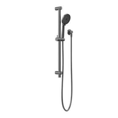 NERO ROUND METAL PROJECT SHOWER RAIL 692MM GUN METAL
