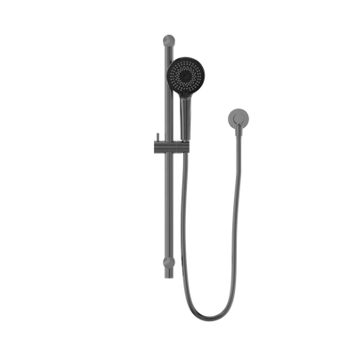 NERO ROUND METAL PROJECT SHOWER RAIL 692MM GUN METAL