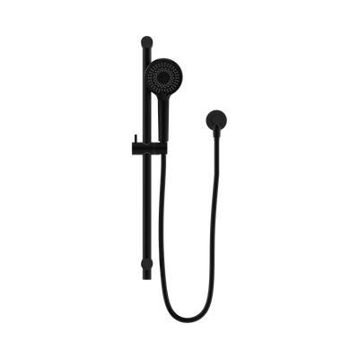 NERO ROUND METAL PROJECT SHOWER RAIL 692MM MATTE BLACK