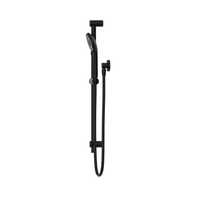 NERO ROUND METAL PROJECT SHOWER RAIL 692MM MATTE BLACK
