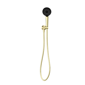 NERO PROJECT ROUND SHOWER ON BRACKET 110MM BRUSHED GOLD