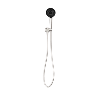 NERO PROJECT ROUND SHOWER ON BRACKET 110MM BRUSHED NICKEL
