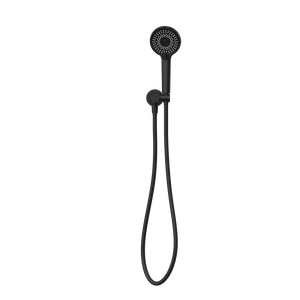 NERO PROJECT ROUND SHOWER ON BRACKET 110MM MATTE BLACK